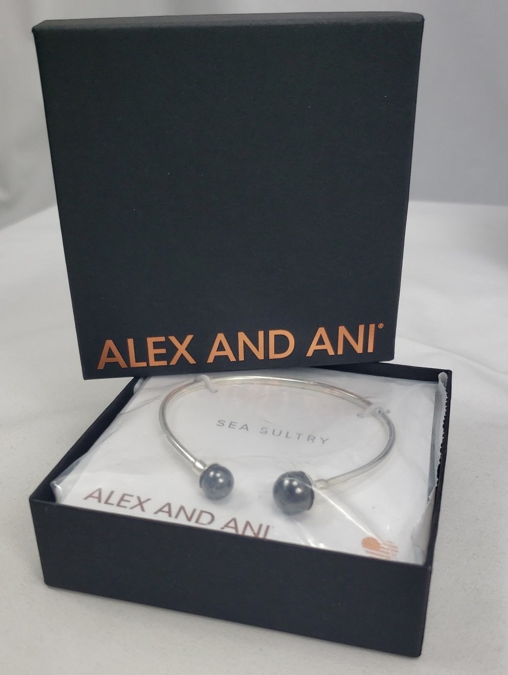 Alex and Ani Sea Sultry Pearl Cuff Bracelet - NWT